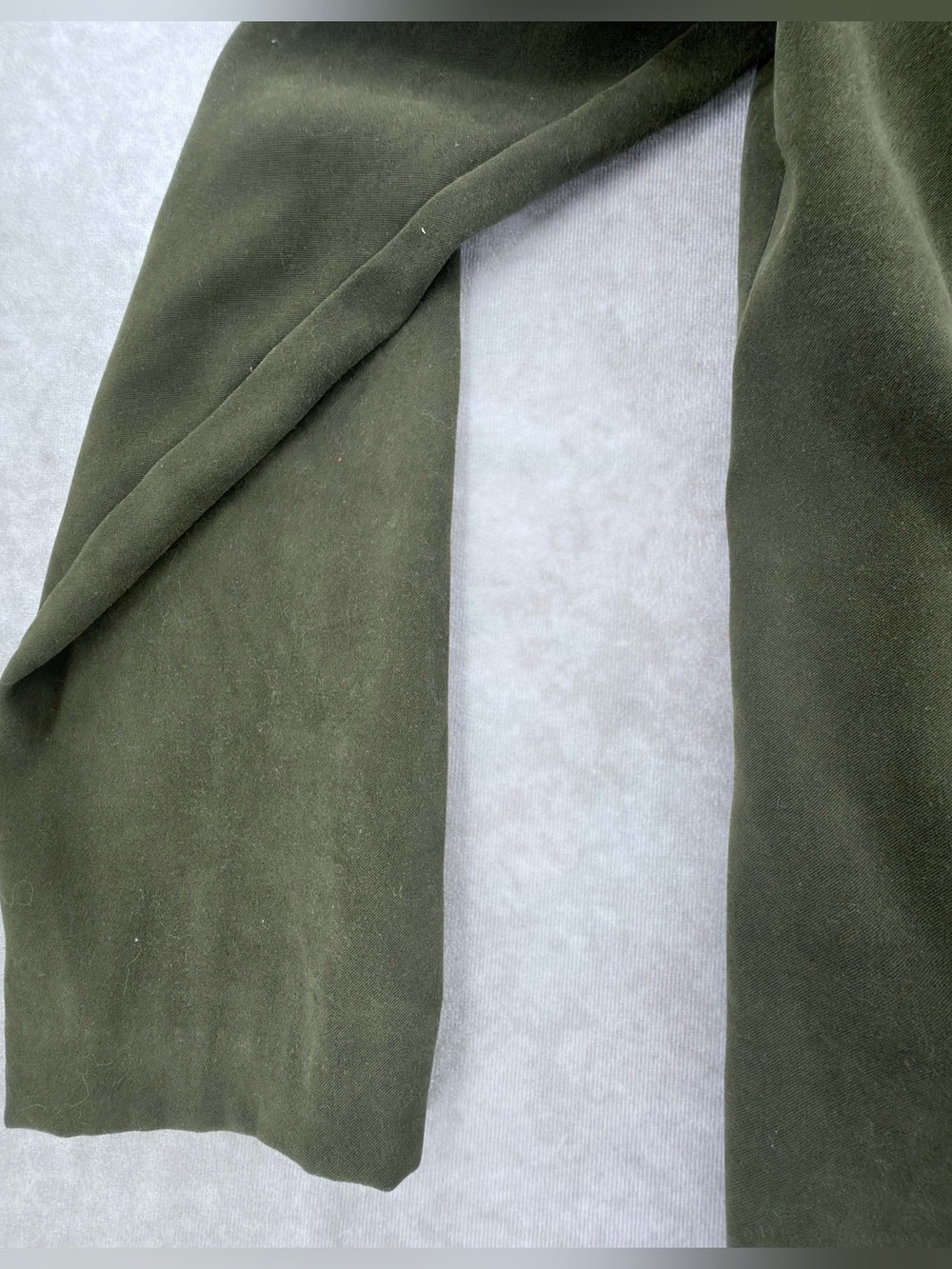 Tracy Evans Olive Green Suede Blazer Jacket - Picture 9 of 9